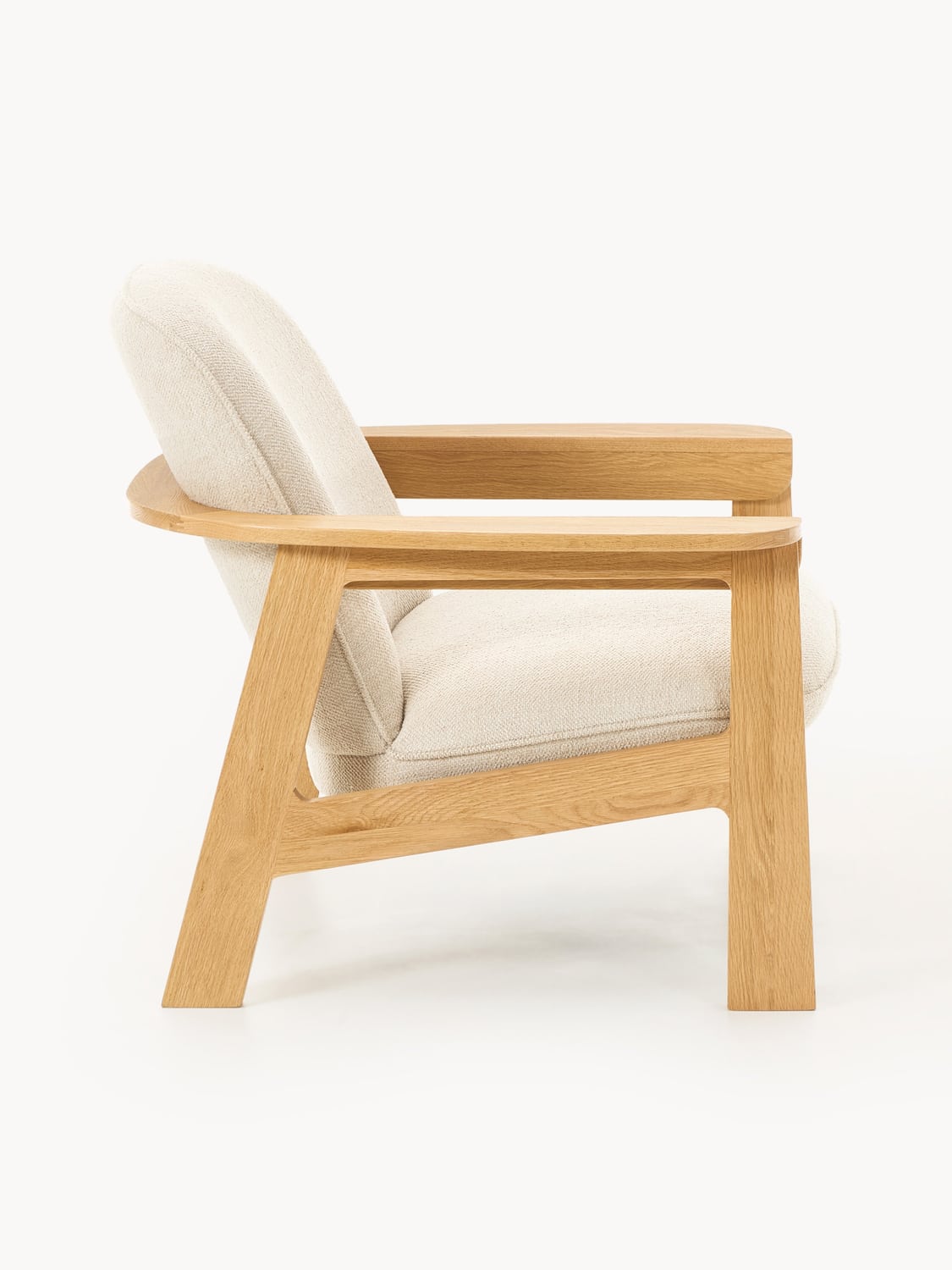 Steve Oak-Lounge Chair