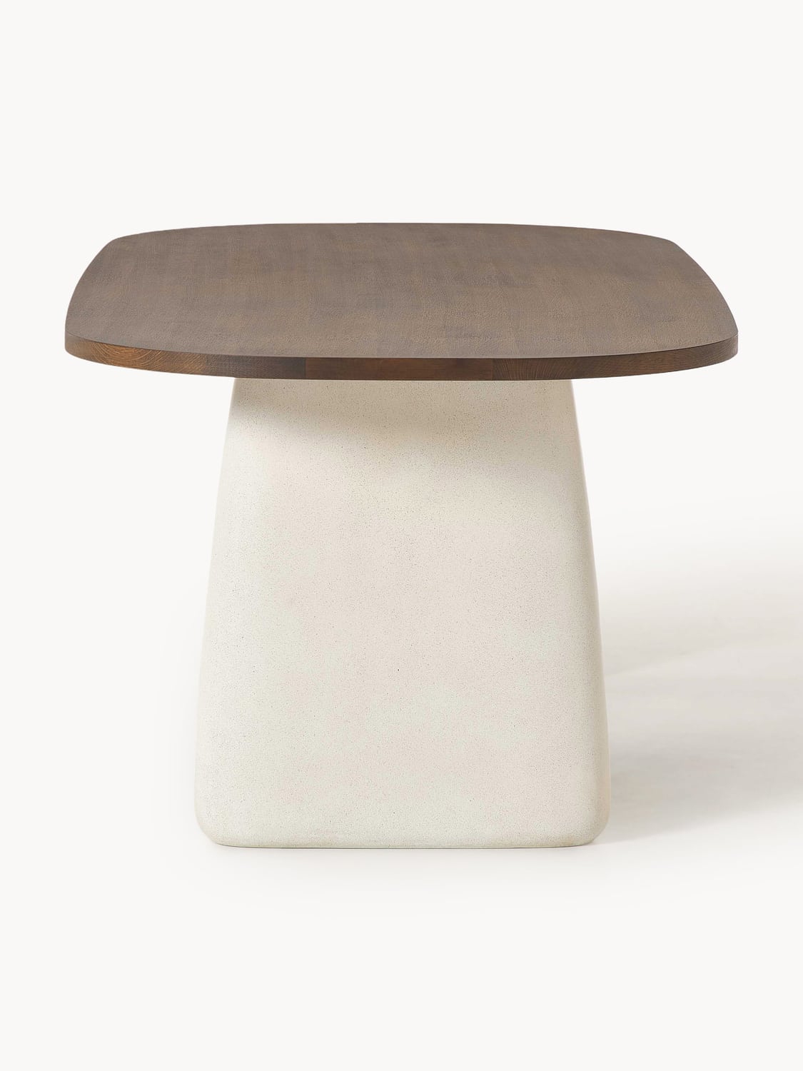Dune Oval Dining Table in Oak, in various sizes — Sand Beige