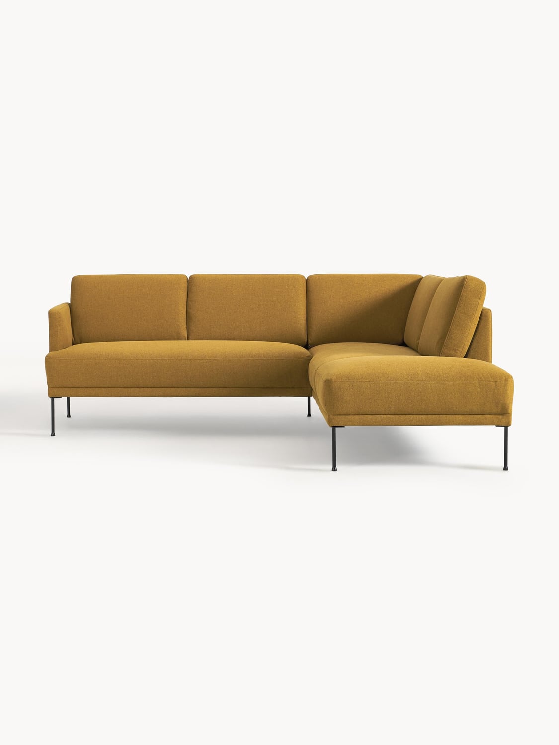 Fluente Corner Sofa — Caramel