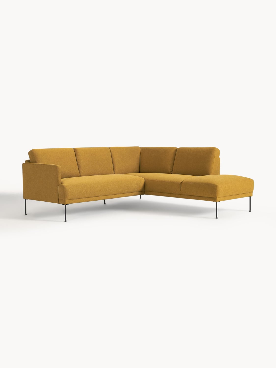 Fluente Corner Sofa — Caramel