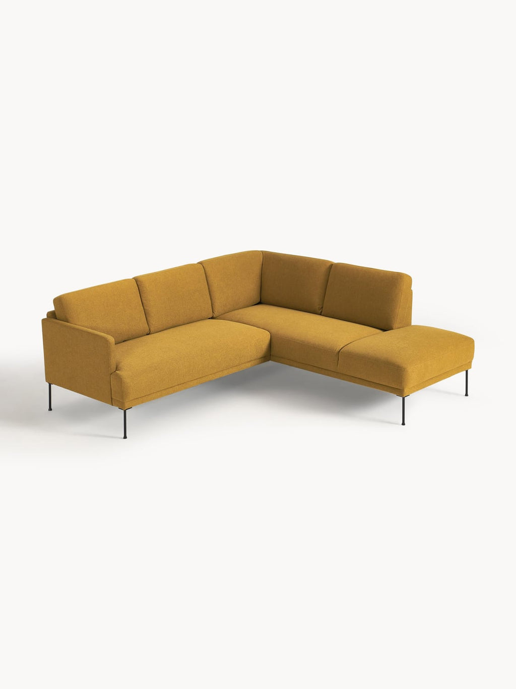 Fluente Corner Sofa — Caramel