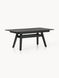 Ethan Extendable Dining Table, 180 - 220 x 100 cm — Dark Grey