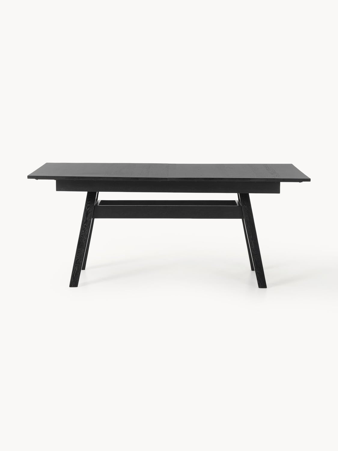 Ethan Extendable Dining Table, 180 - 220 x 100 cm — Dark Grey
