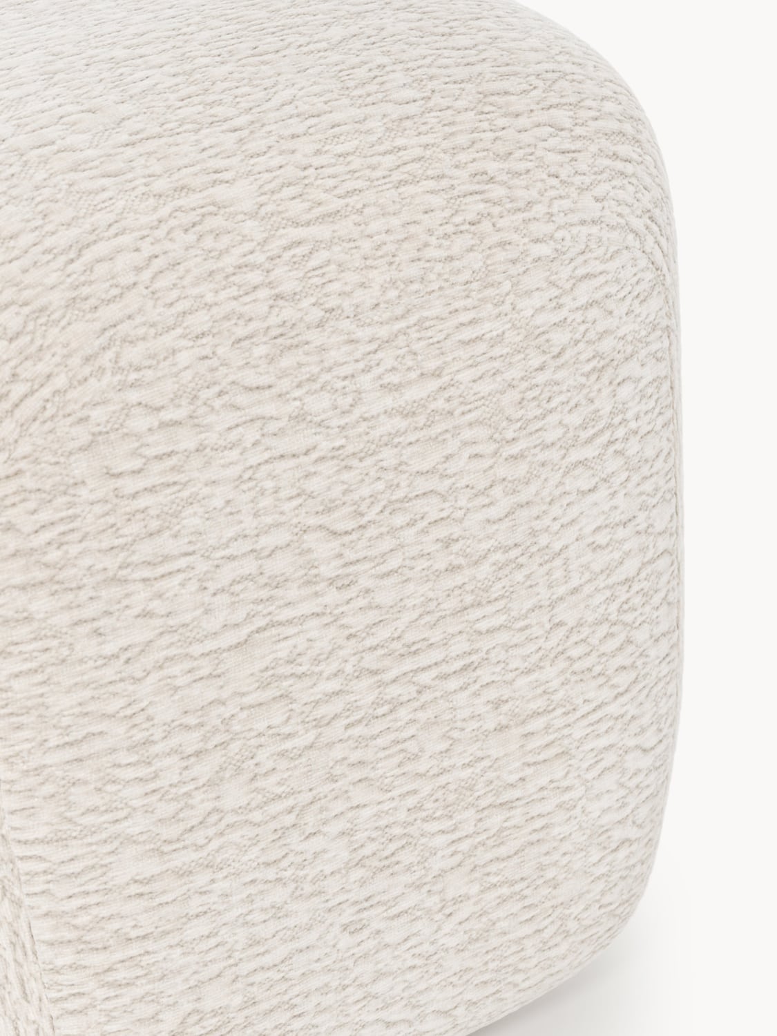 Wolke Tall Sofa Ottoman — Light Grey