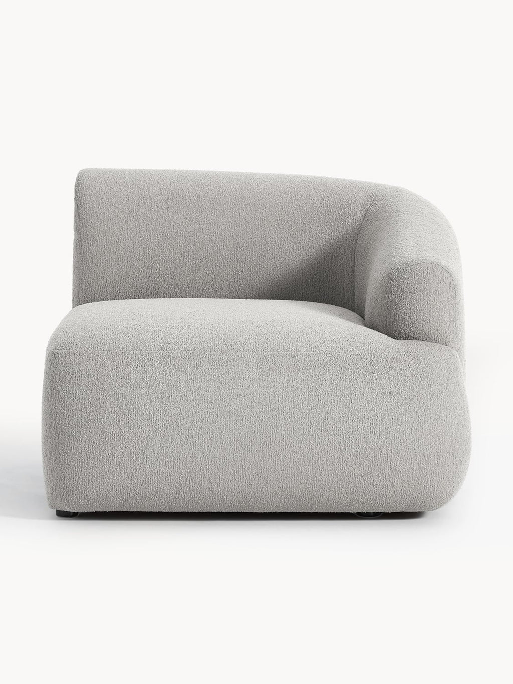 Sofia Bouclé Corner Module — Lilac