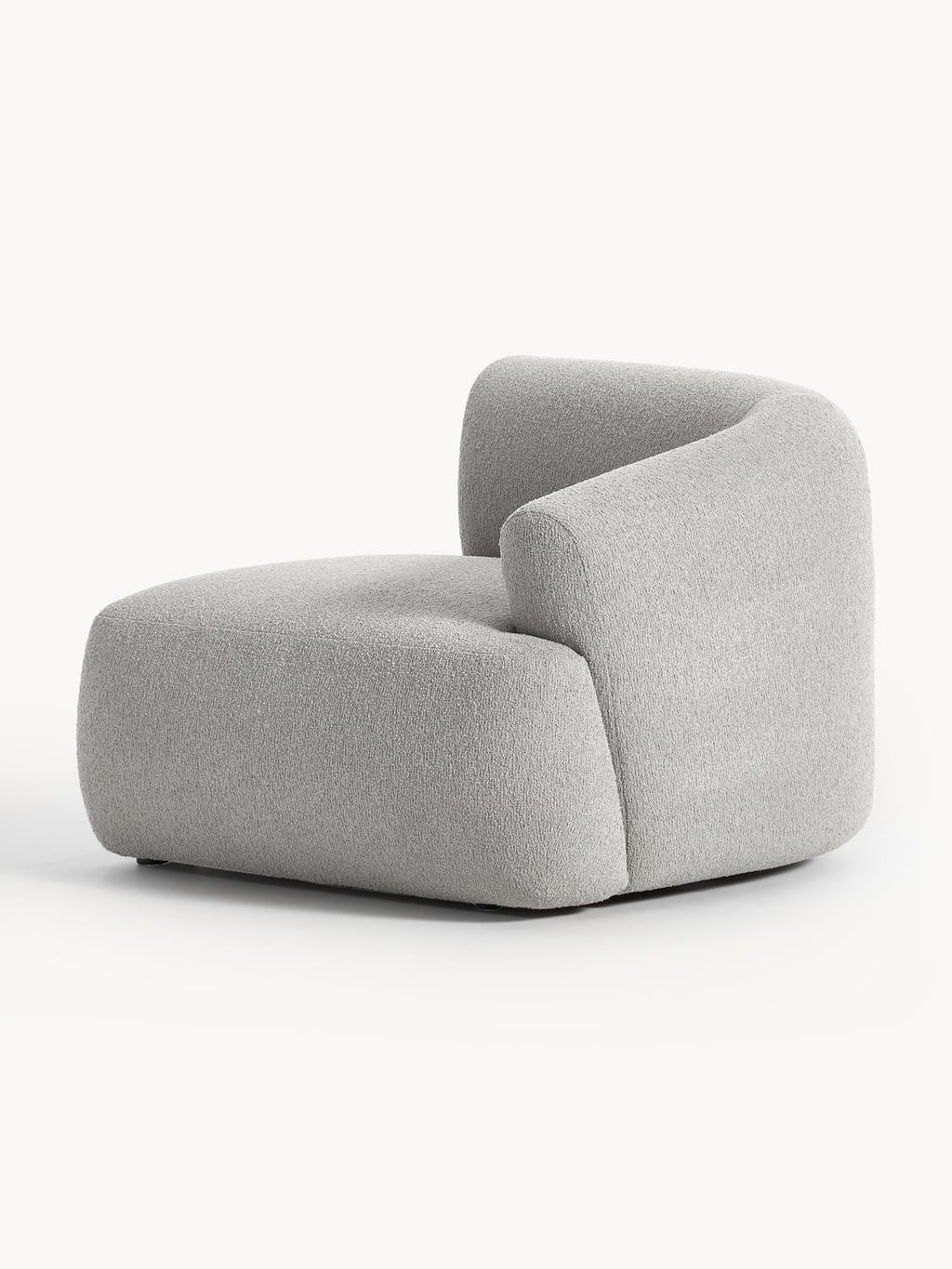 Sofia Bouclé Corner Module — Lilac