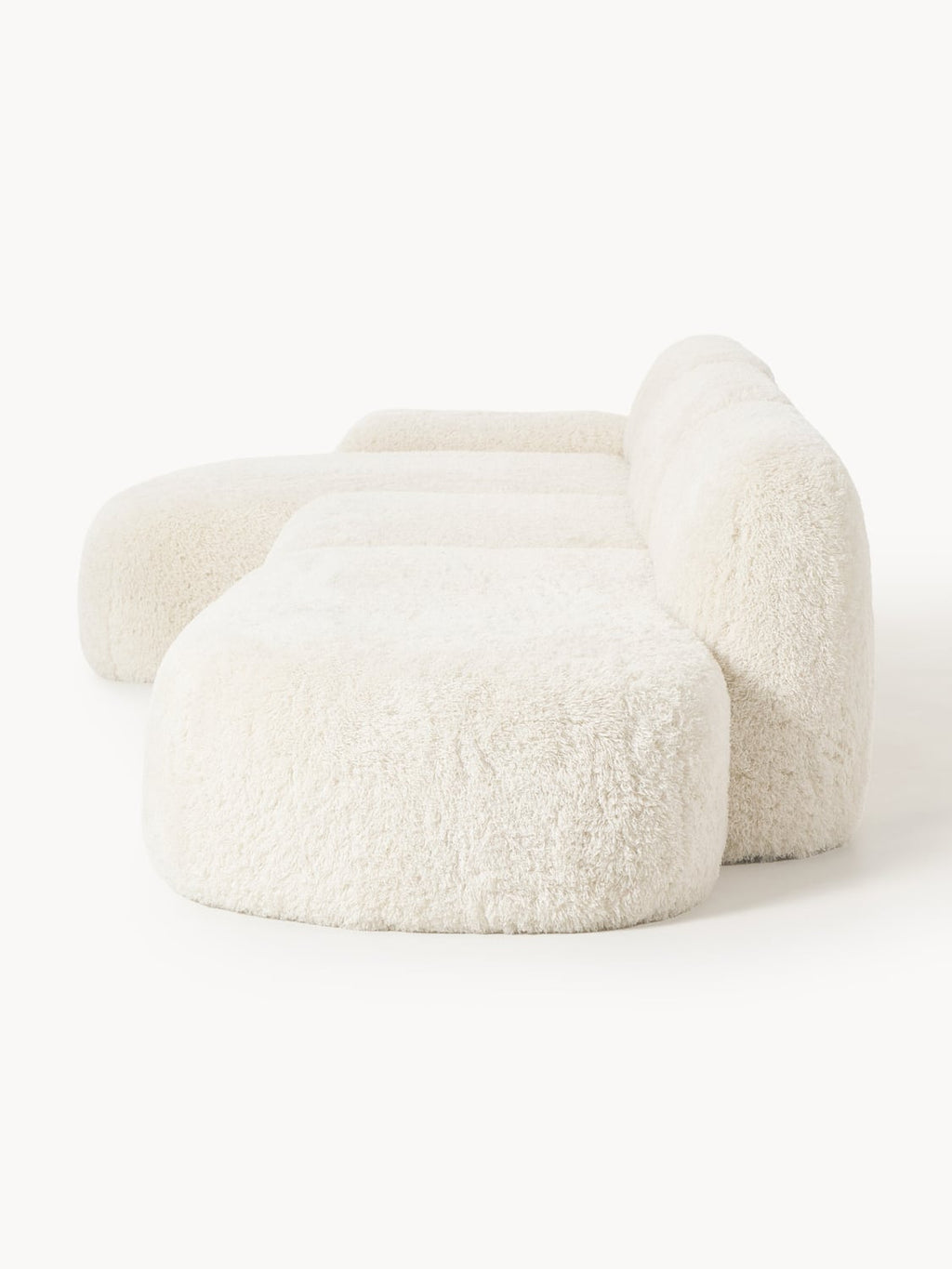 Wolke Modular Teddy-Corner Sofa (4-seater) with Chaise Longue — Ivory