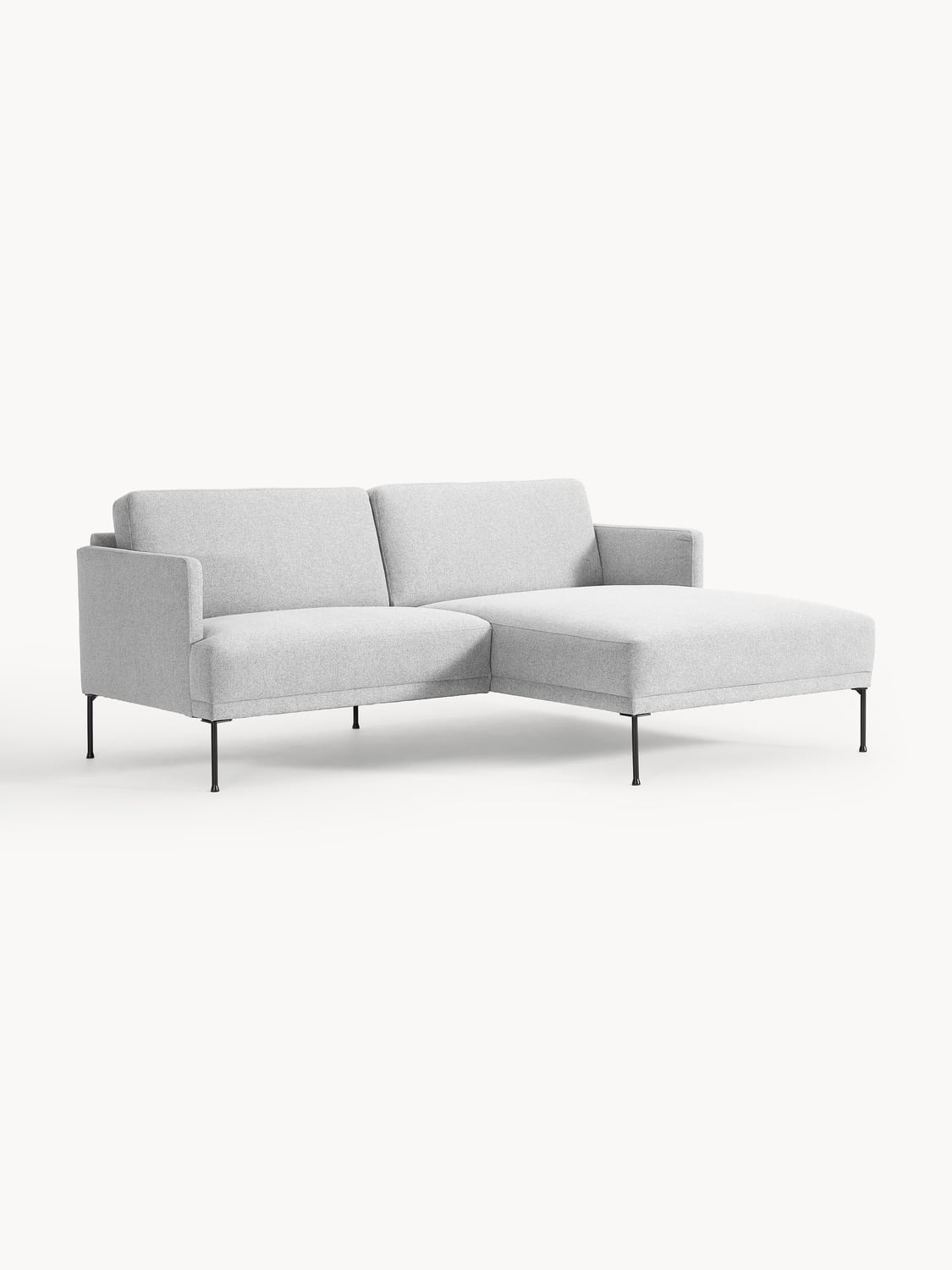 Fluente Small Corner Sofa — Light Grey