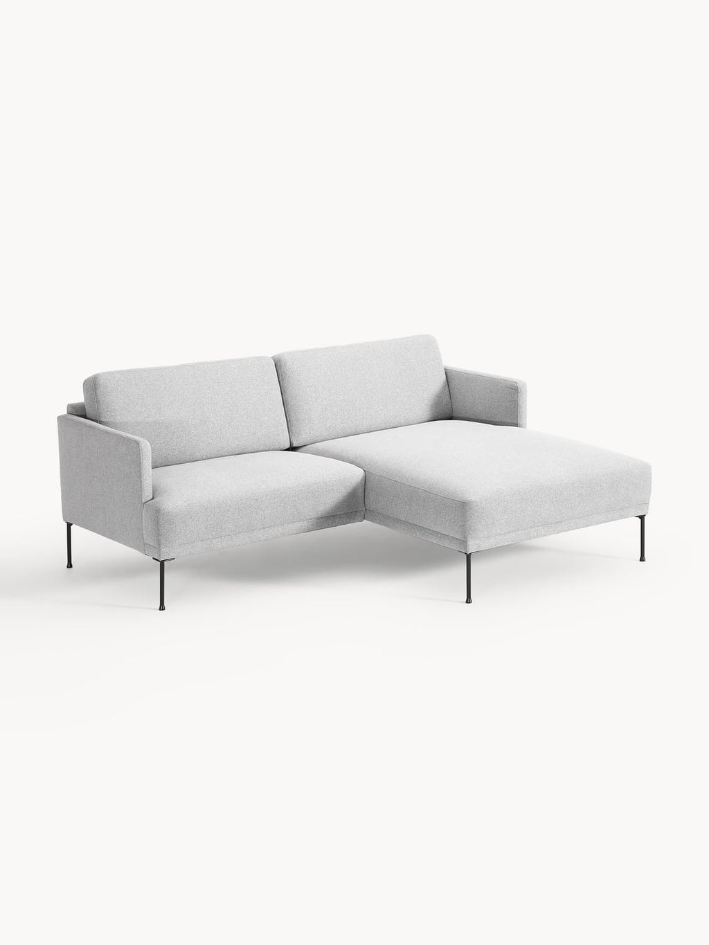 Fluente Small Corner Sofa — Light Grey