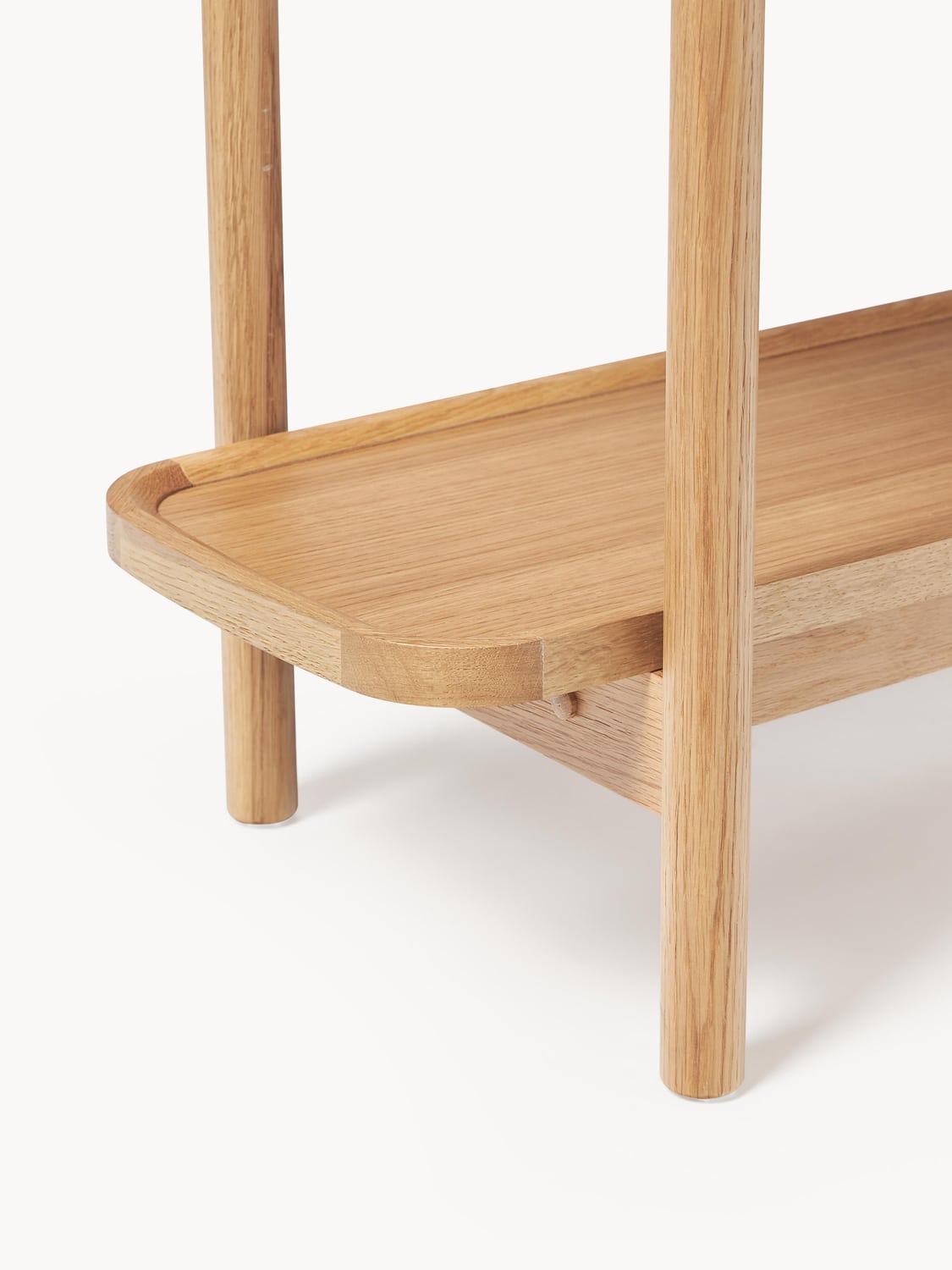 Libby Tall Wooden Shelving Unit — Sand