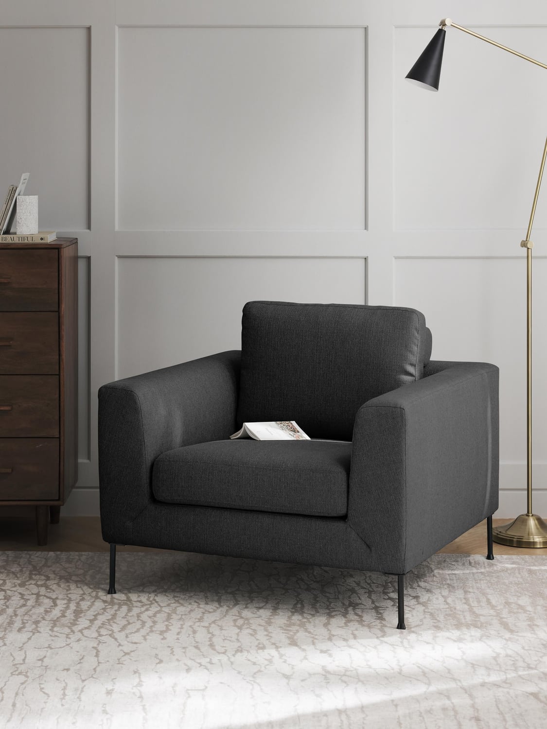 Cucita Sofa-Armchair — Anthracite