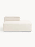 Lennon Ottoman Module in Linen Blend — Off-White