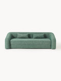 Eliot Bouclé-Sofa Bed (3-seater) — Teal