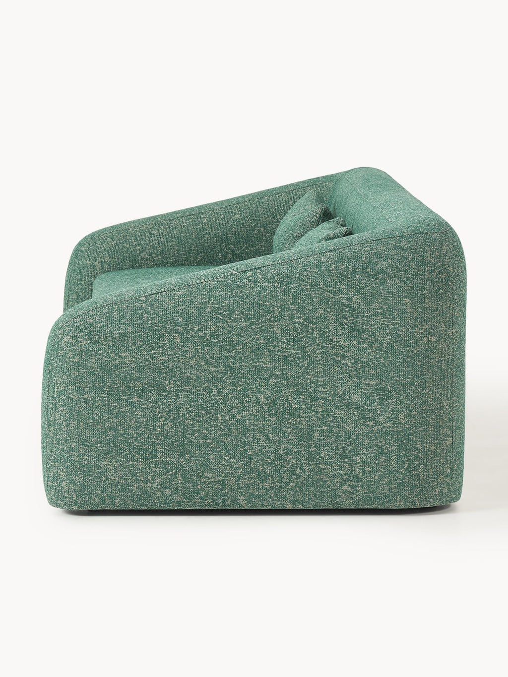 Eliot Bouclé-Sofa Bed (3-seater) — Teal