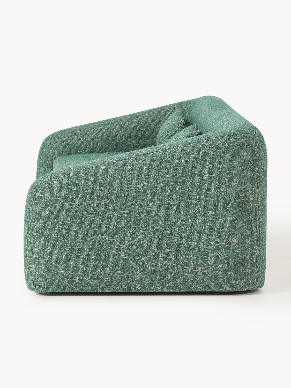 Eliot Bouclé-Sofa Bed (3-seater) — Teal