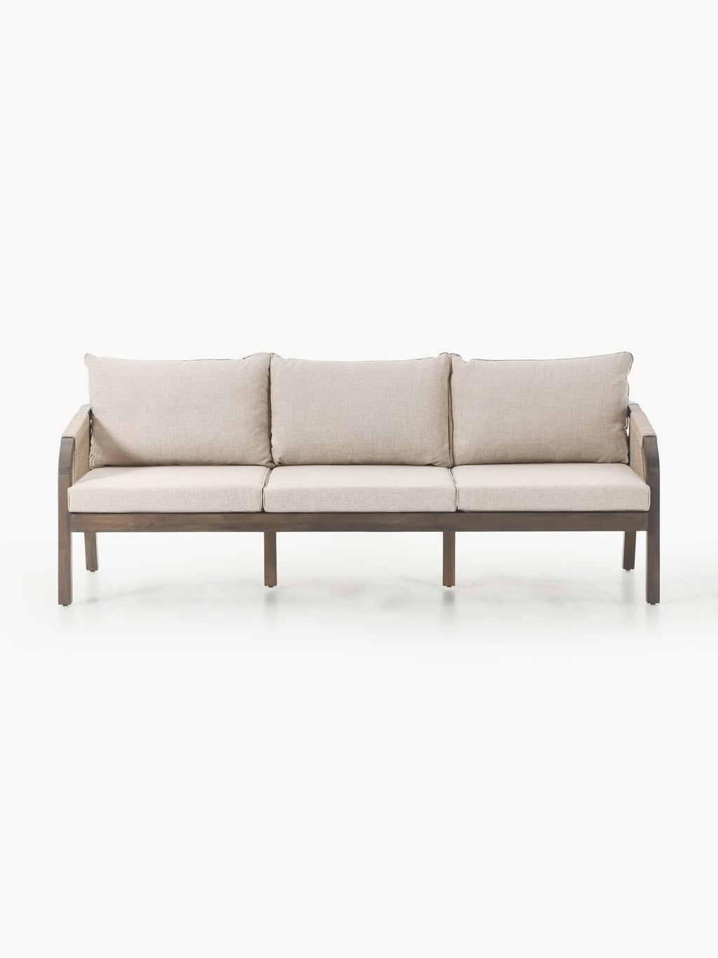 Lu Garden Lounge Sofa (3-seater) in Acacia — Oatmeal