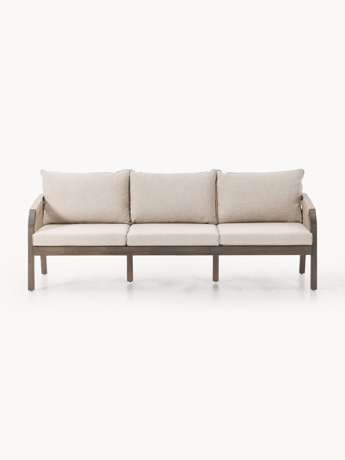 Lu Garden Lounge Sofa (3-seater) in Acacia — Oatmeal