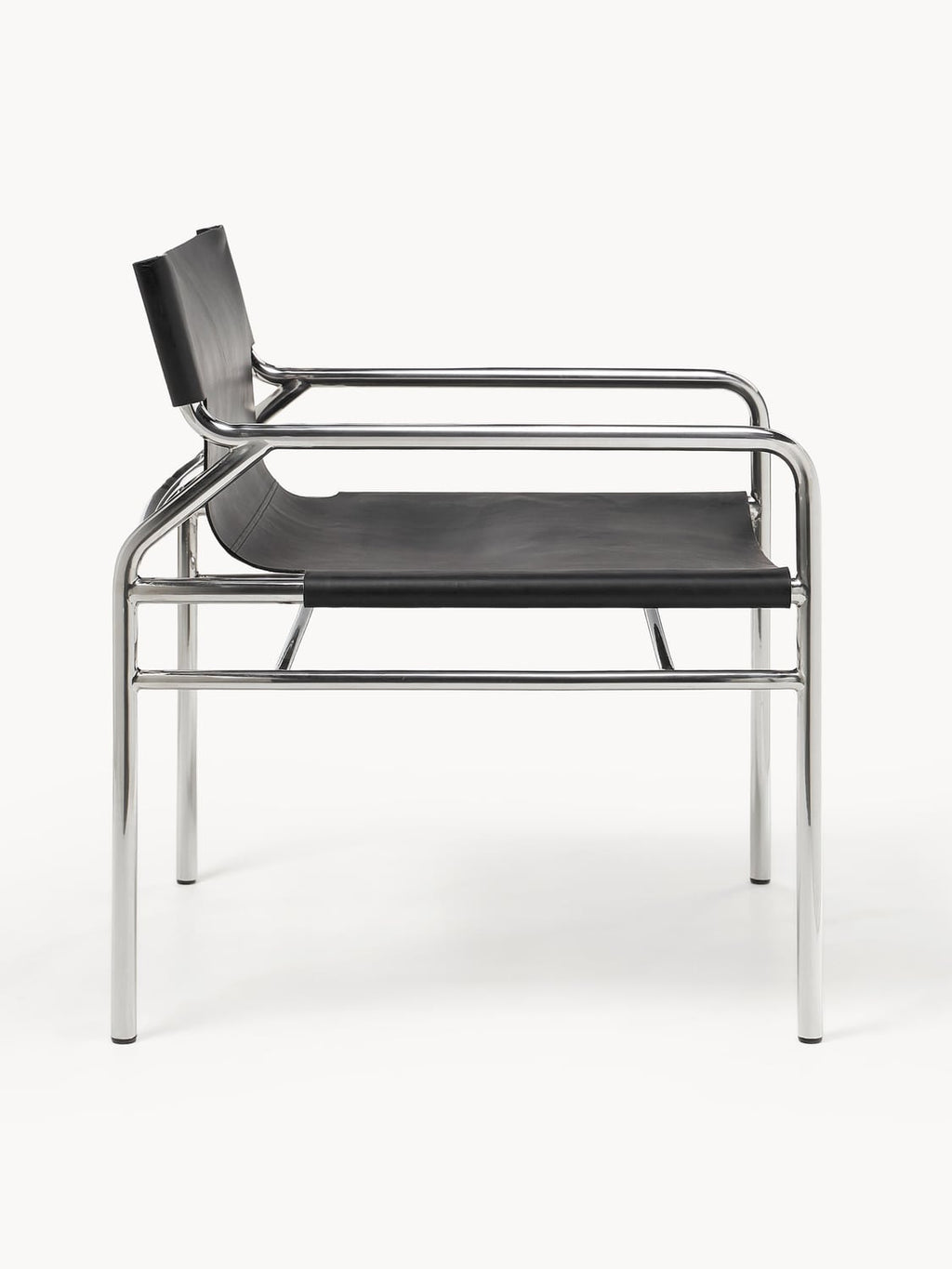 Dion Leather-Armchair — Grey
