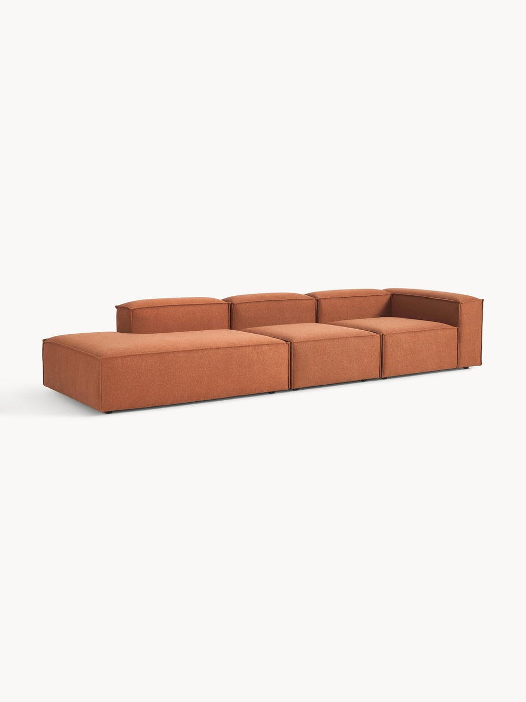 Lennon Modular XL Ottoman — Terracotta