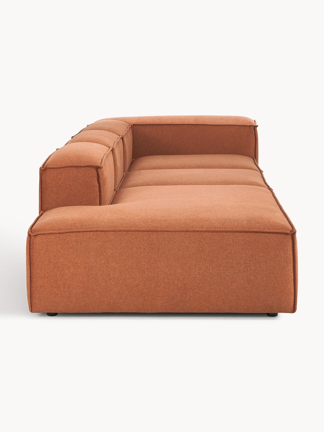 Lennon Modular XL Ottoman — Terracotta