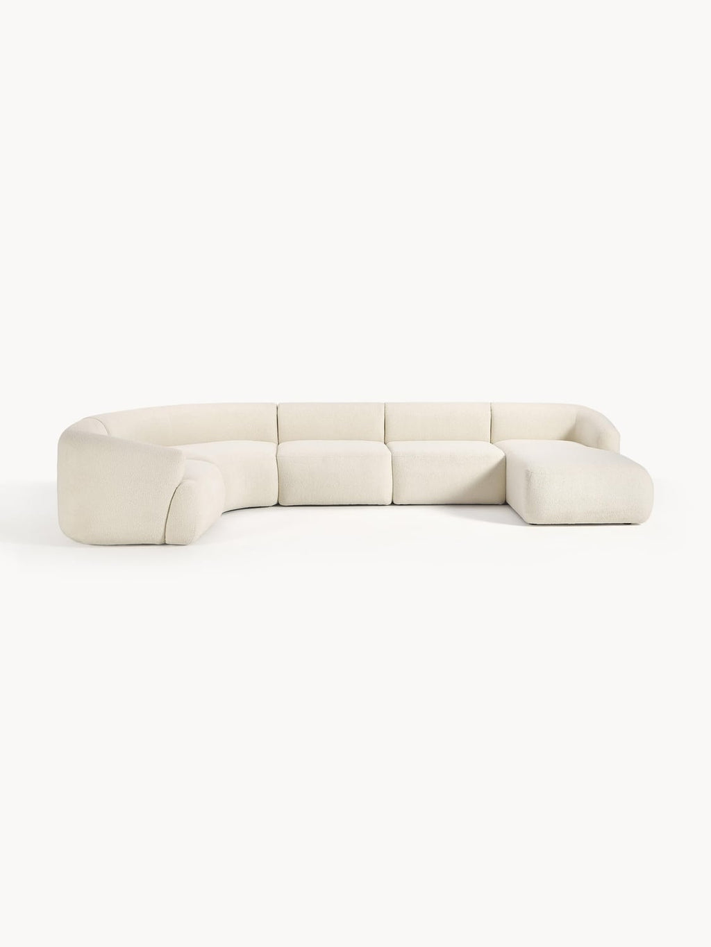 Sofia Modular Teddy-XL Sofa — Ivory