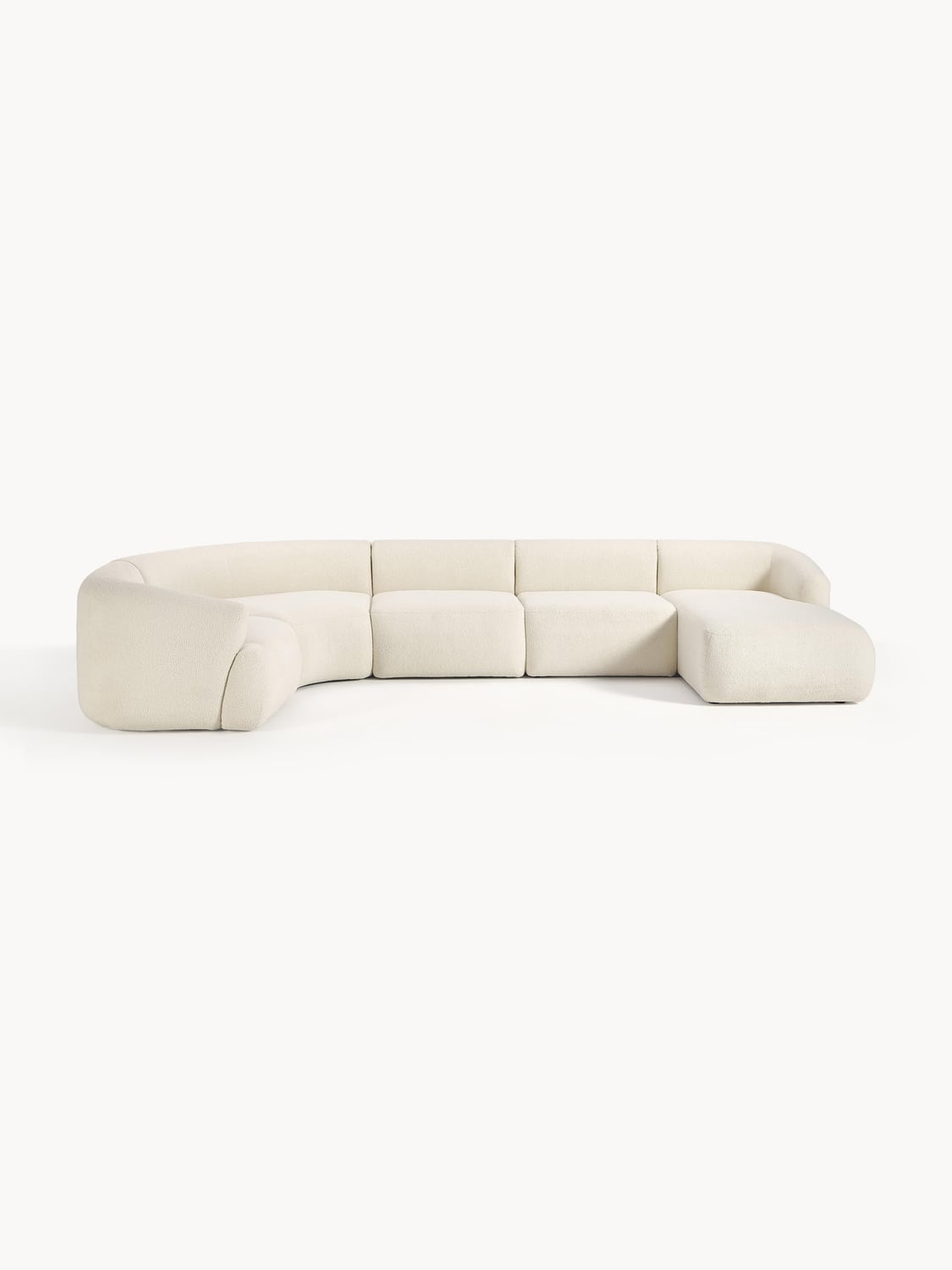 Sofia Modular Teddy-XL Sofa — Ivory