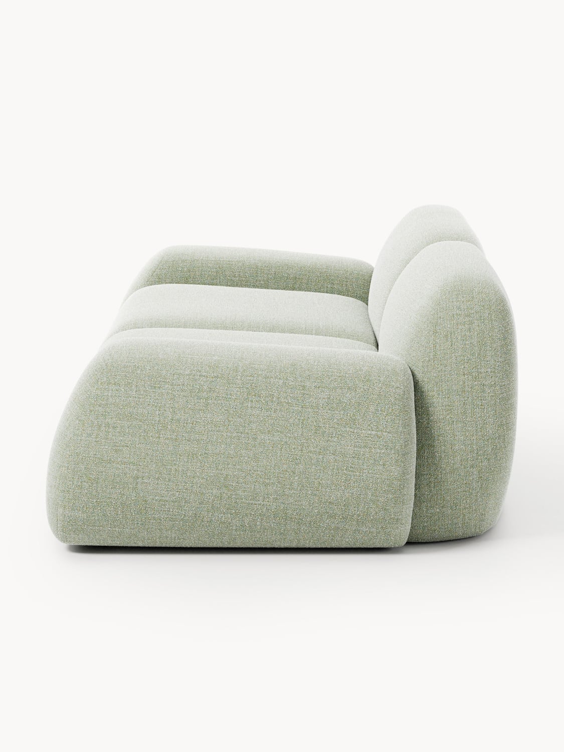 Wolke Modular Bouclé Sofa (3-seater) — Mushroom