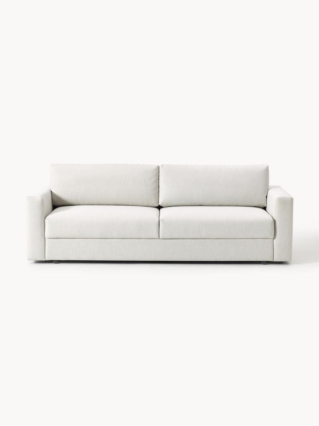 Tasha Sofa Bed (3-seater) with Storage — Light Grey