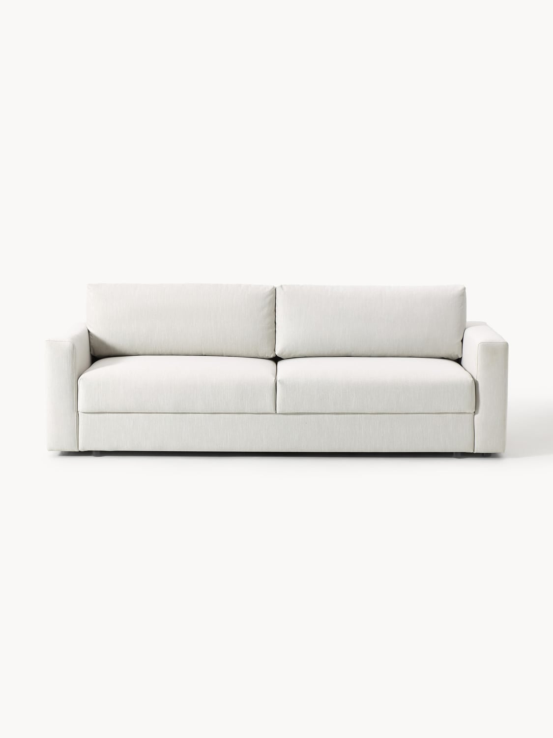 Tasha Sofa Bed (3-seater) with Storage — Light Grey