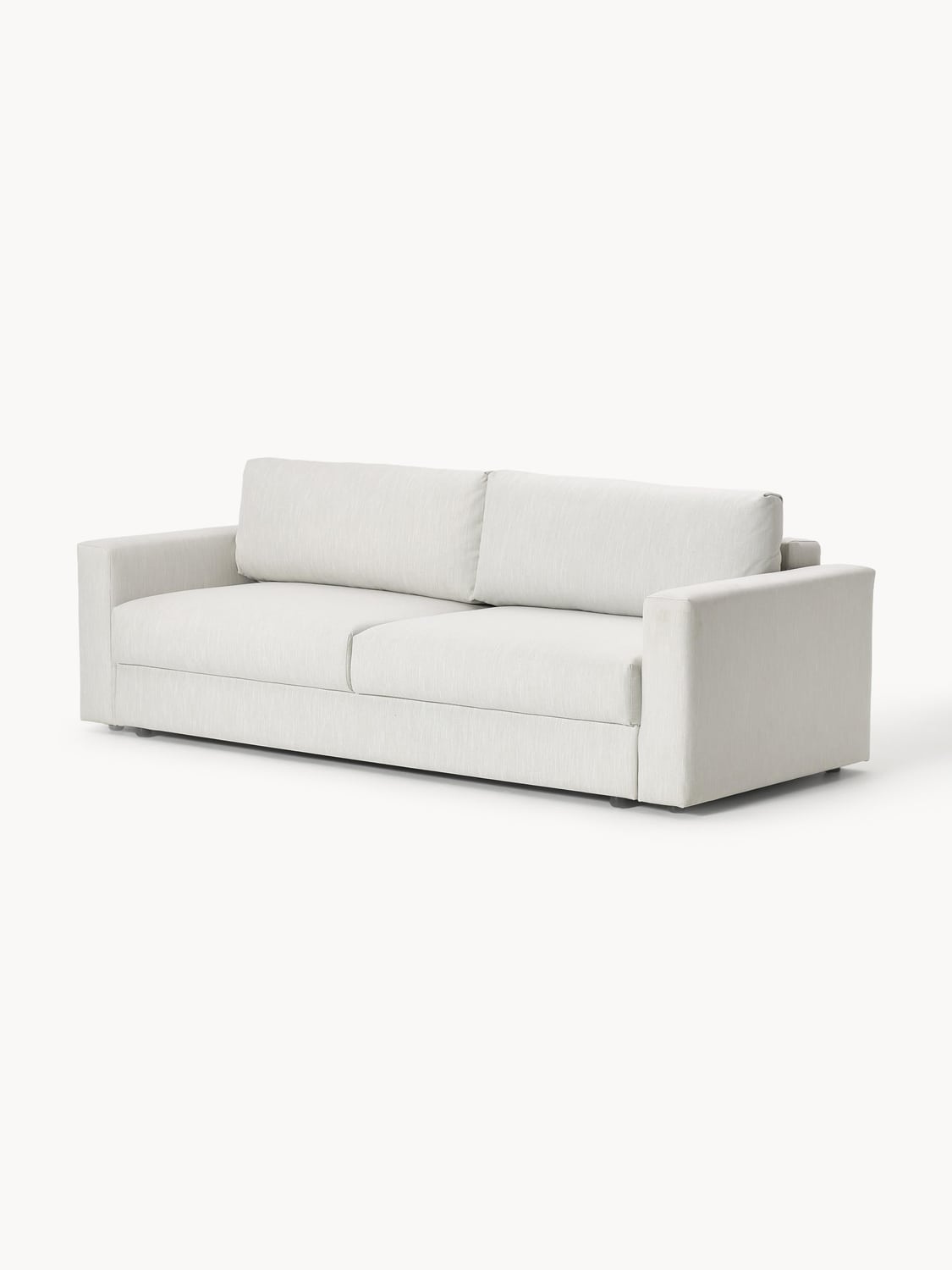 Tasha Sofa Bed (3-seater) with Storage — Light Grey