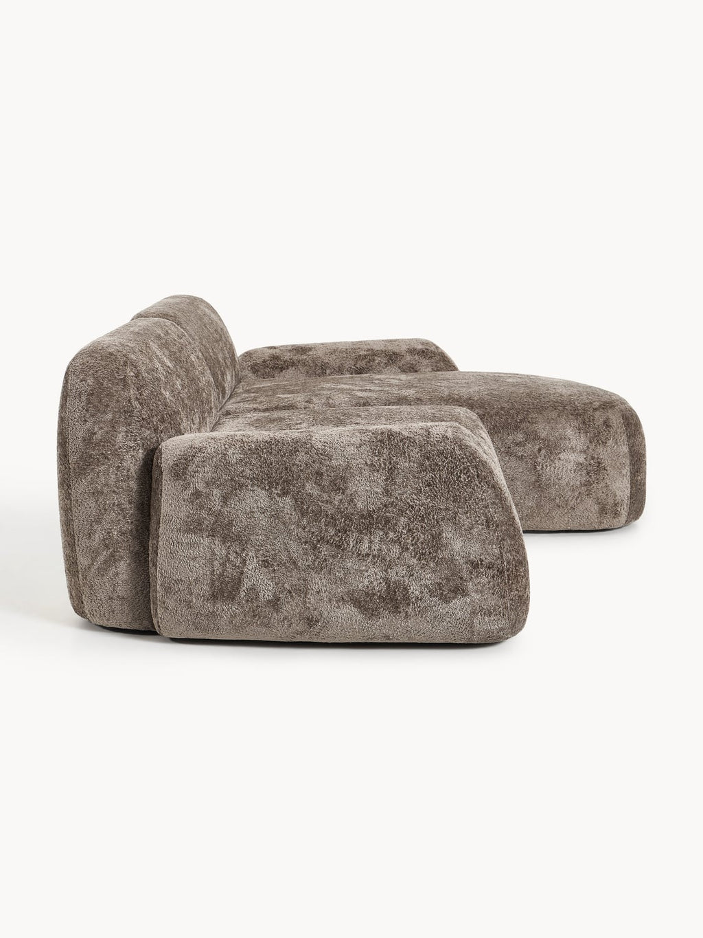 Wolke Modular Teddy Bouclé Corner Sofa (3-seater) — Taupe