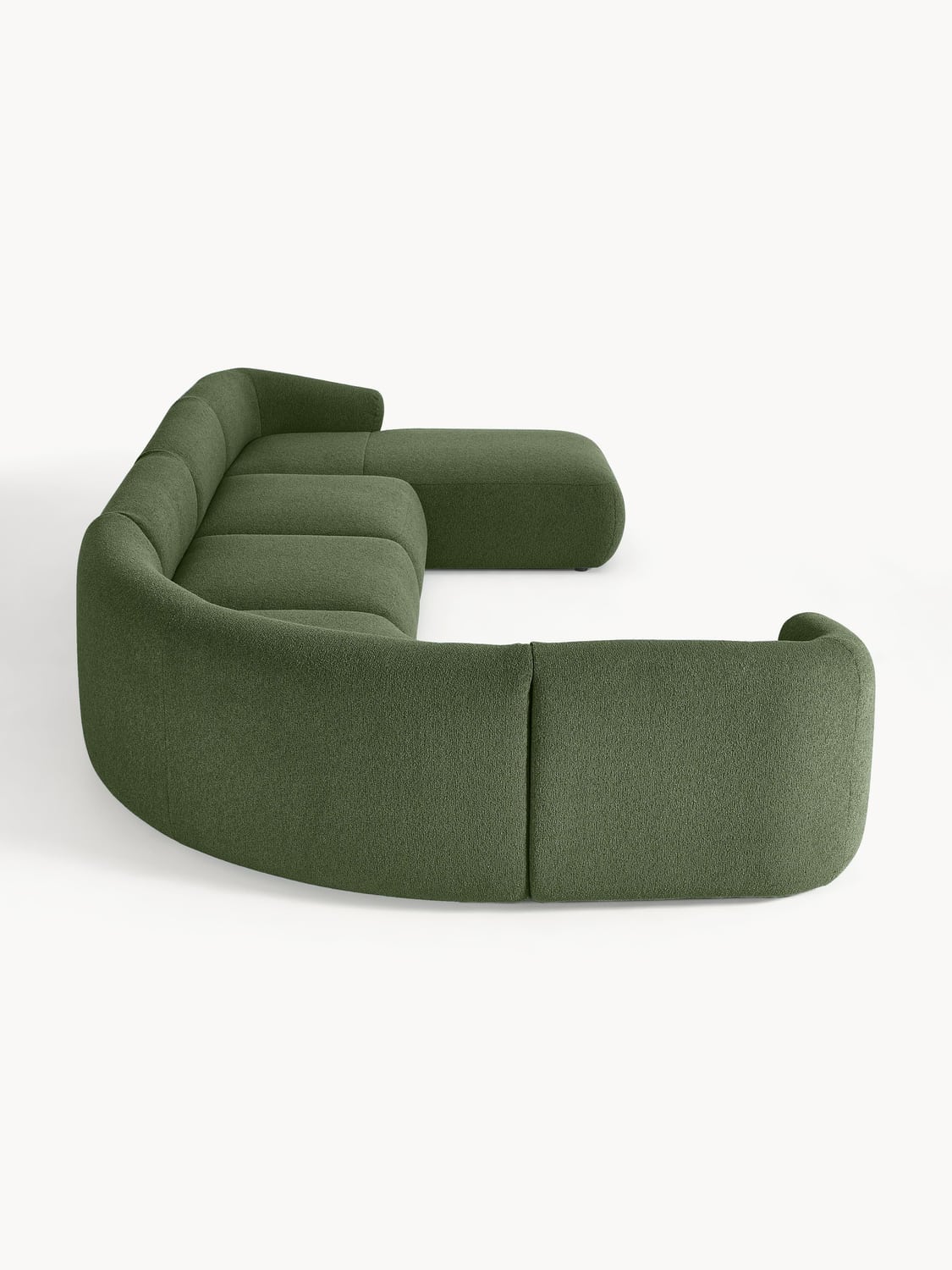 Sofia Modular Bouclé XL Sofa — Forest Green