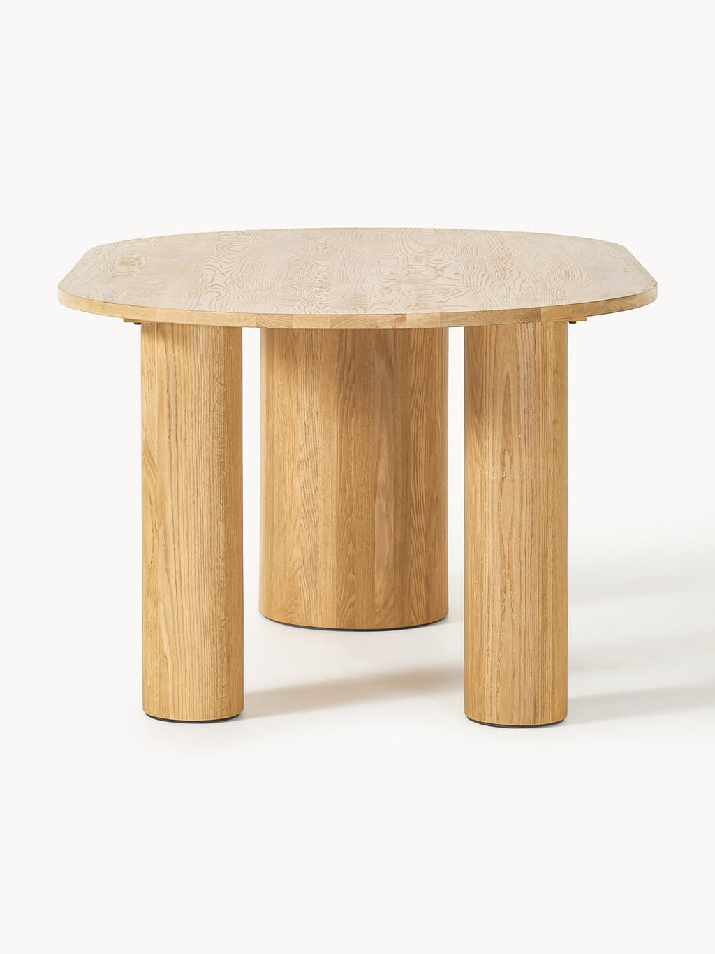 Dunia Oval Dining Table in Oak, in various sizes — Sand