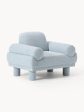 Lilo Bouclé Armchair — Light Blue