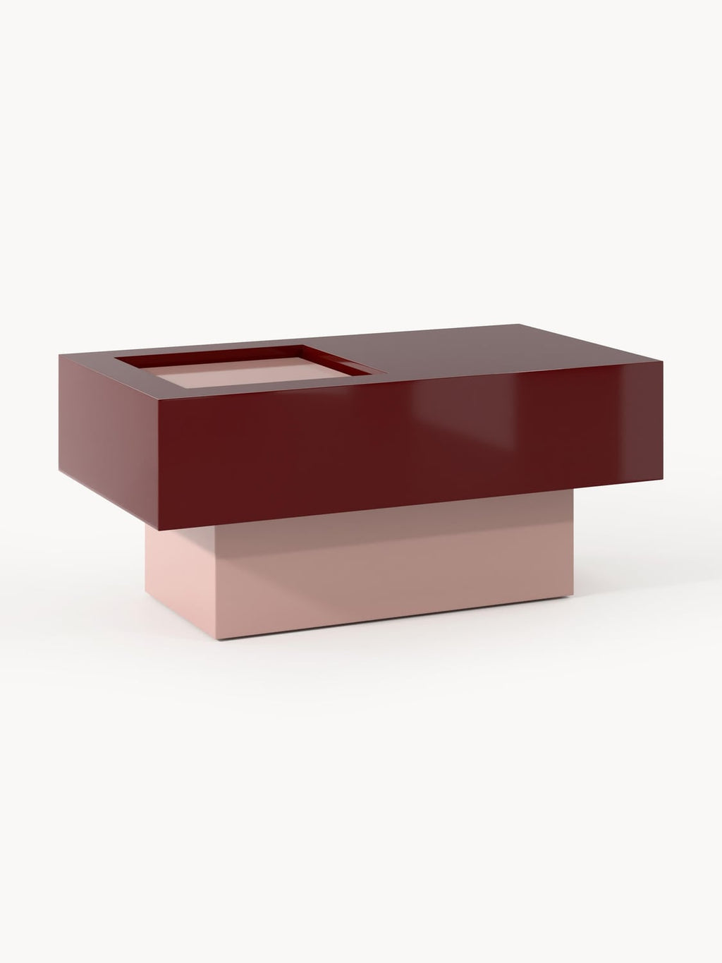 Alessa Coffee Table with Storage — Dark Grey