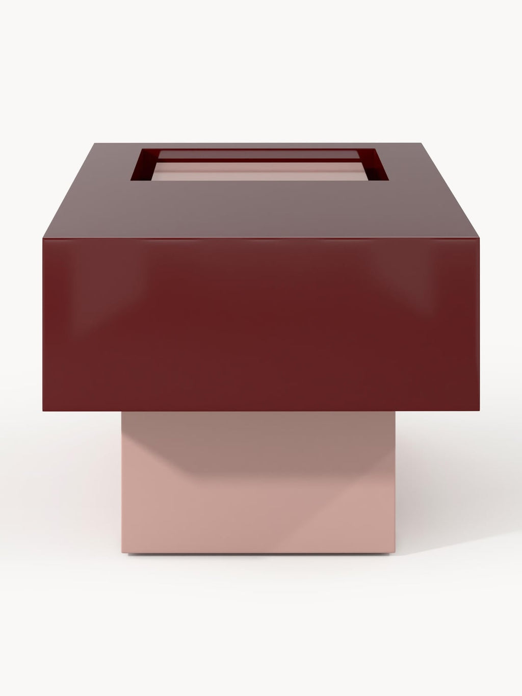 Alessa Coffee Table with Storage — Dark Grey