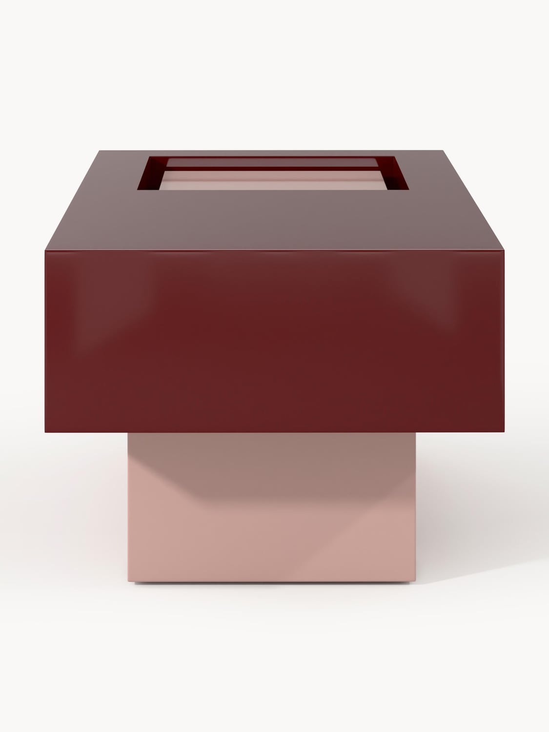 Alessa Coffee Table with Storage — Dark Grey