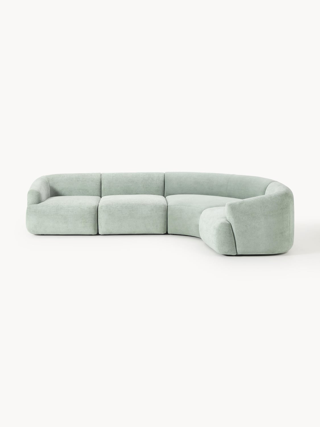 Sofia Modular Corner Sofa (4-seater) — Light Grey