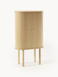 Calary Highboard with Fluted Front — Sand