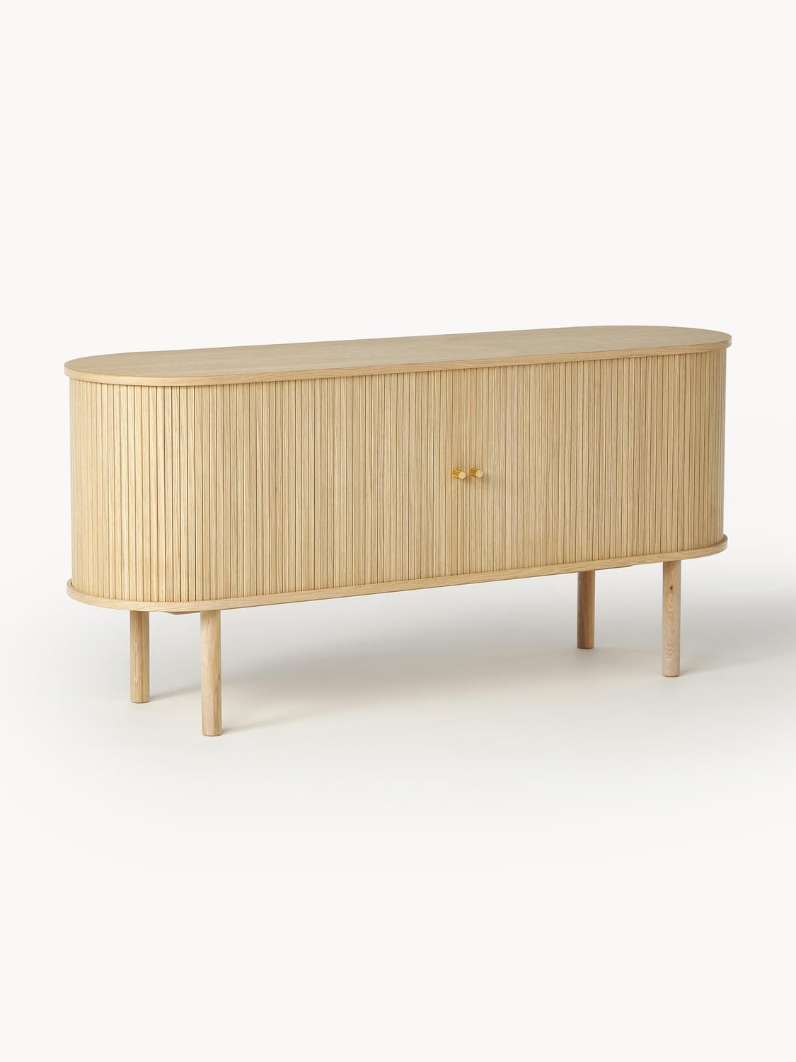 Calary Sideboard with Fluted Front — Oatmeal