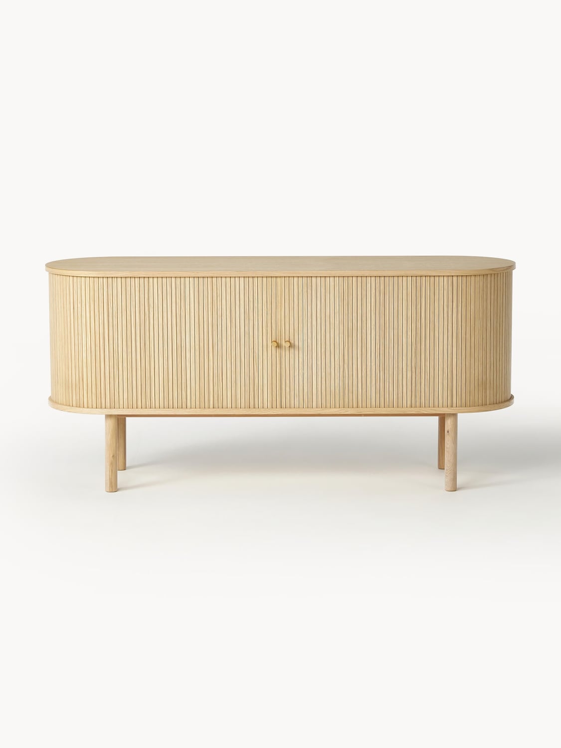 Calary Sideboard with Fluted Front — Oatmeal