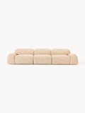 Wolke Modular Bouclé Sofa (4-seater) — Beige