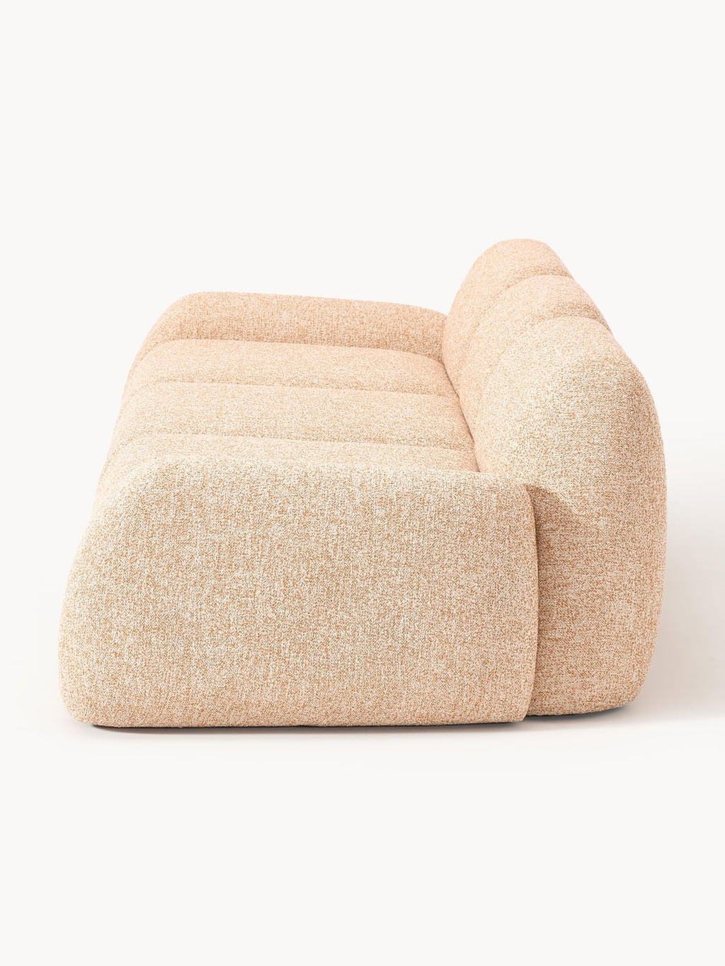 Wolke Modular Bouclé Sofa (4-seater) — Beige