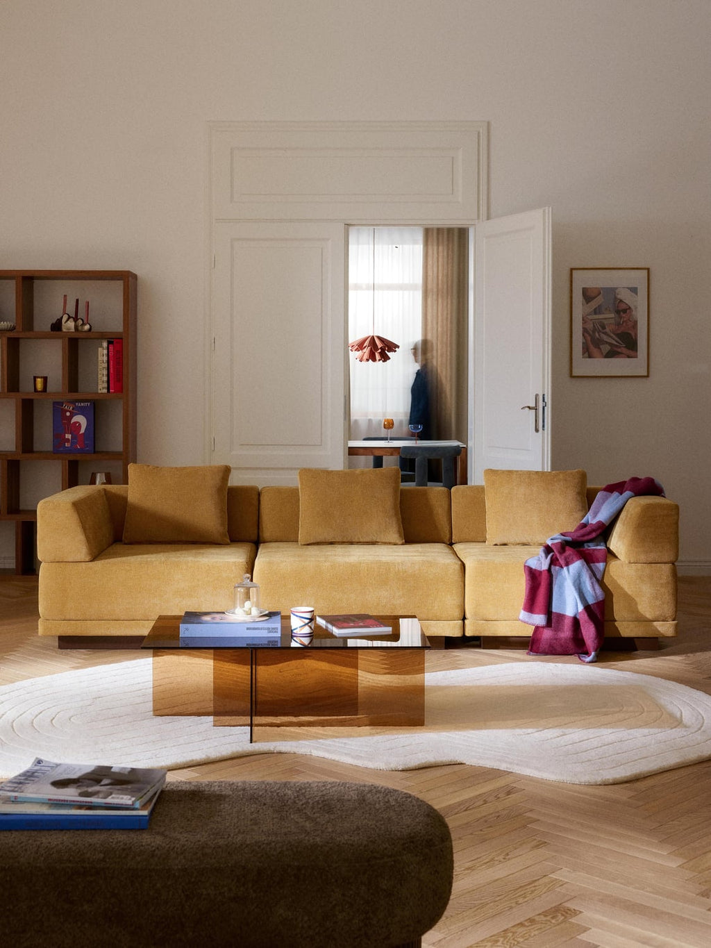 Colin Modular Sofa (4-seater) — Camel