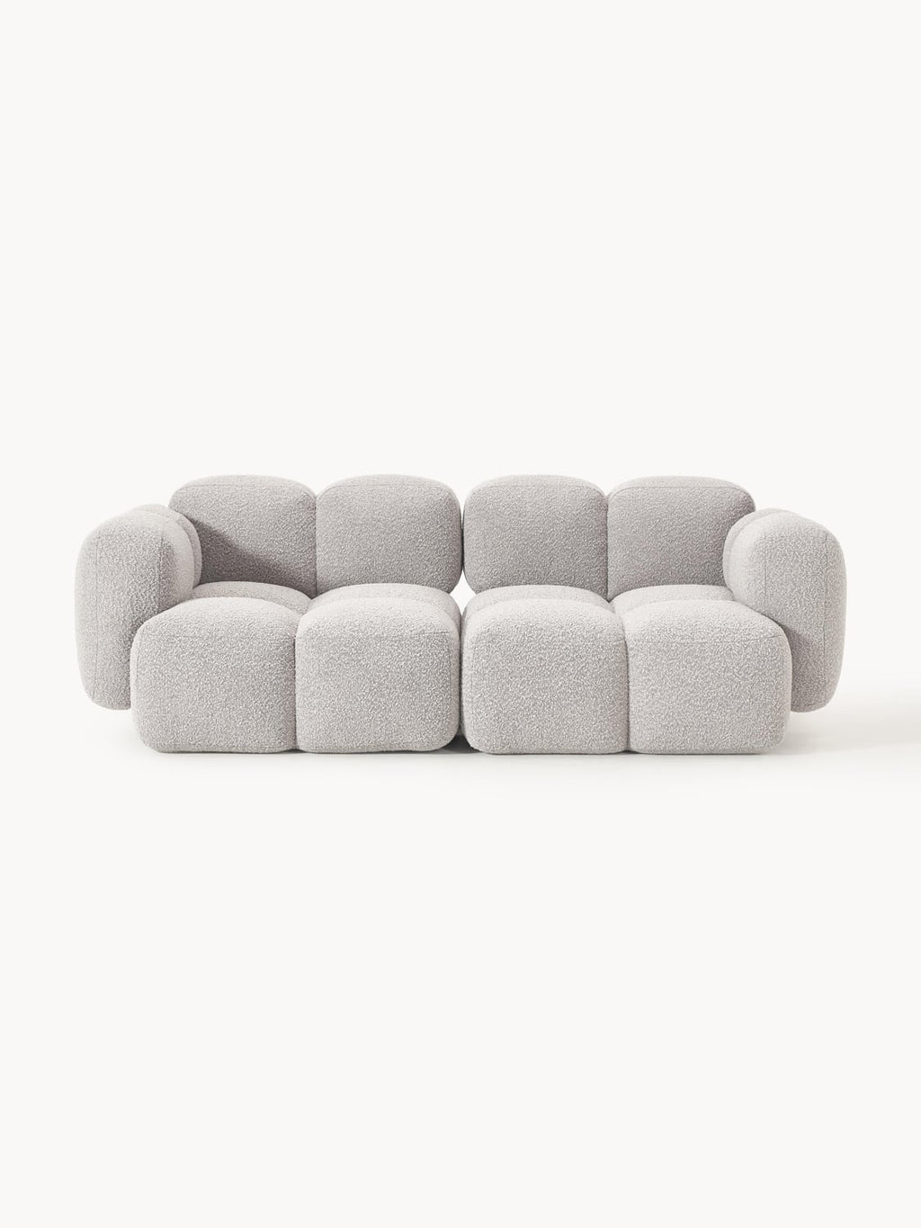 Tayla Modular Sofa (3-seater) in Bouclé — Oatmeal