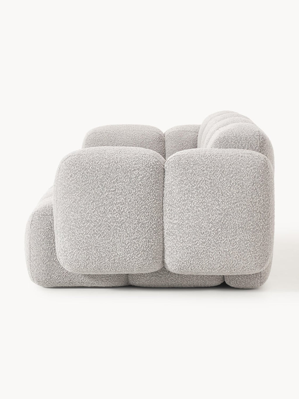 Tayla Modular Sofa (3-seater) in Bouclé — Oatmeal