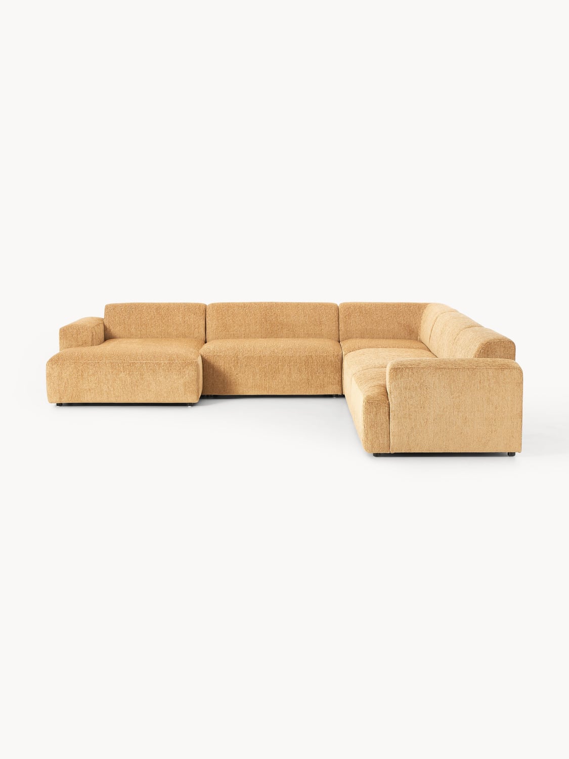 Melva XL Corner Sofa — Yellow