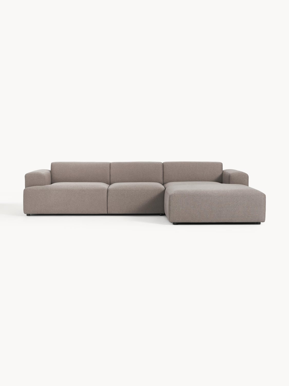 Melva Corner Sofa (4-seater) — Taupe