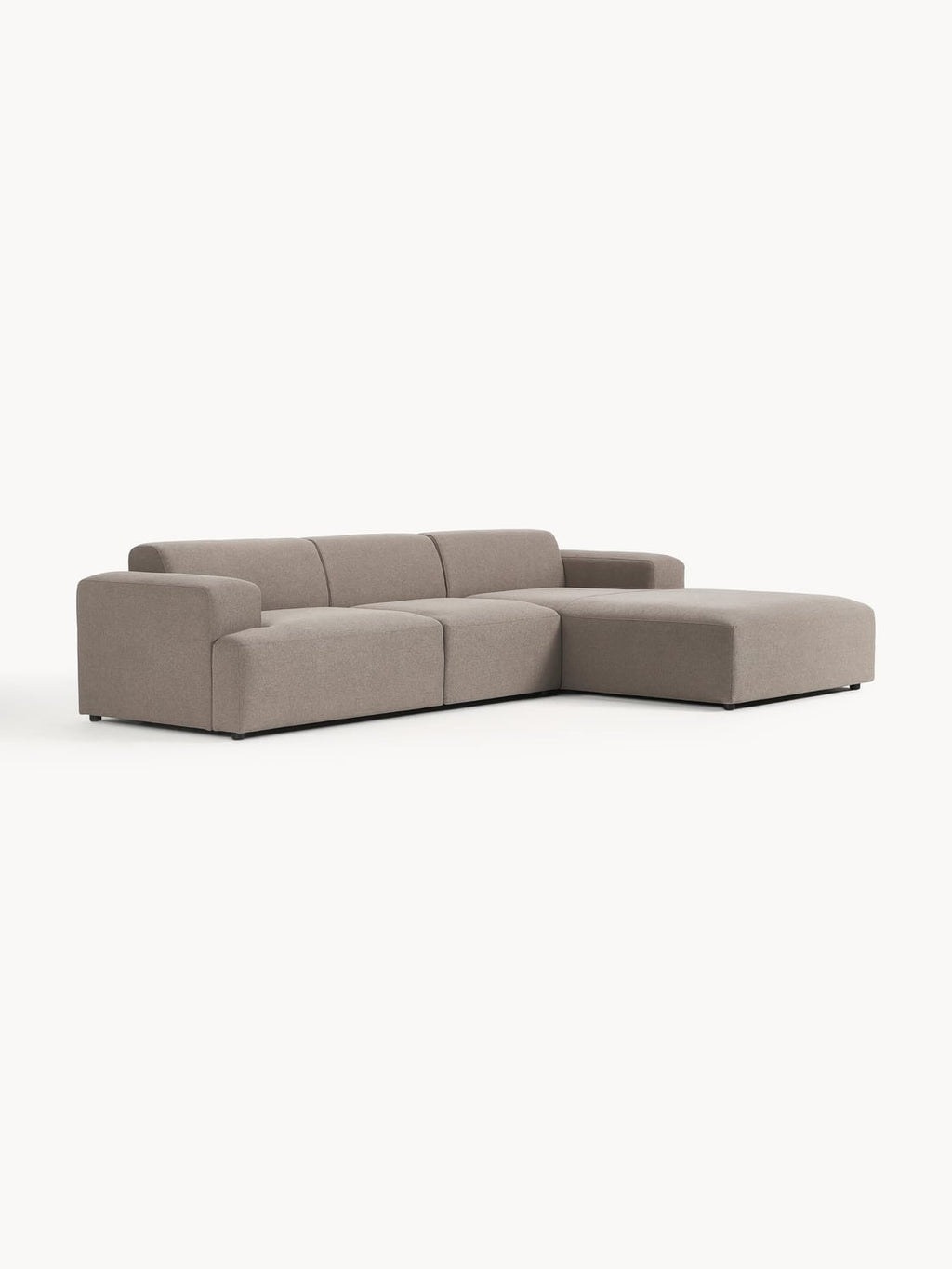 Melva Corner Sofa (4-seater) — Taupe