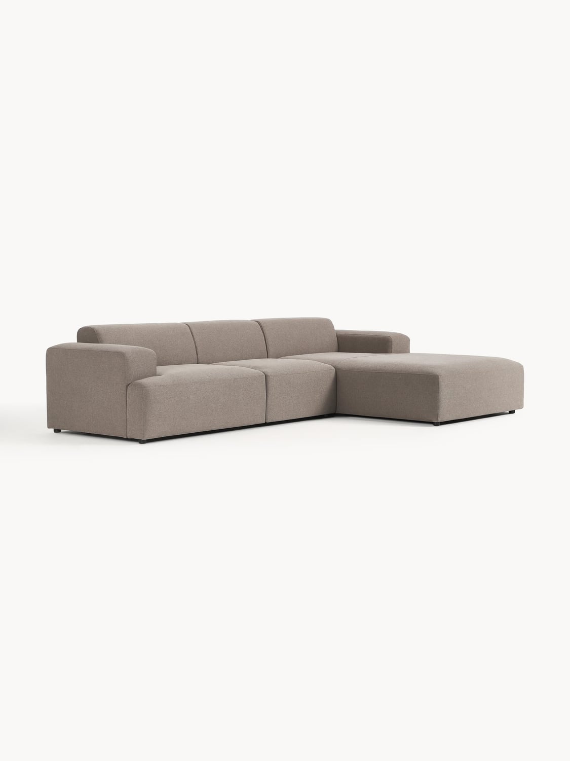 Melva Corner Sofa (4-seater) — Taupe